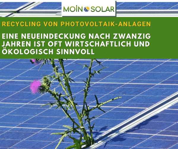 Recycling von Photovoltaik-Anlagen