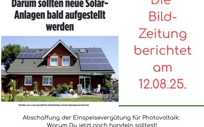 Abschaffung der Einspeisevergütung für Photovoltaik: Warum Du jetzt noch handeln solltest!