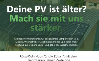 Repowering: Mehr Leistung aus deiner PV-Anlage